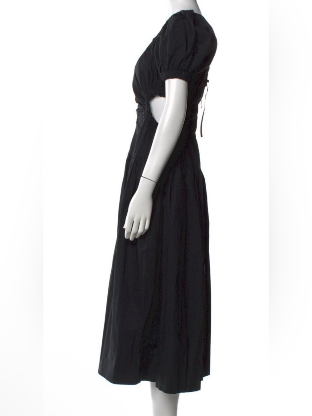 Ulla Johnson Golda Cutout Cotton-poplin Midi Dress Sundress Summer Dress - Picture 3 of 4